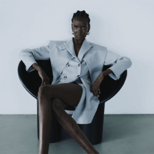 Architectural Blazer Dress