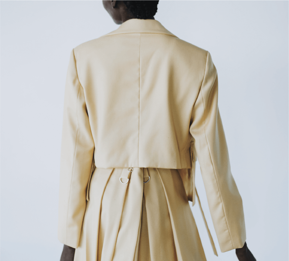 Cropped Blazer & Pleated Mini Set 2