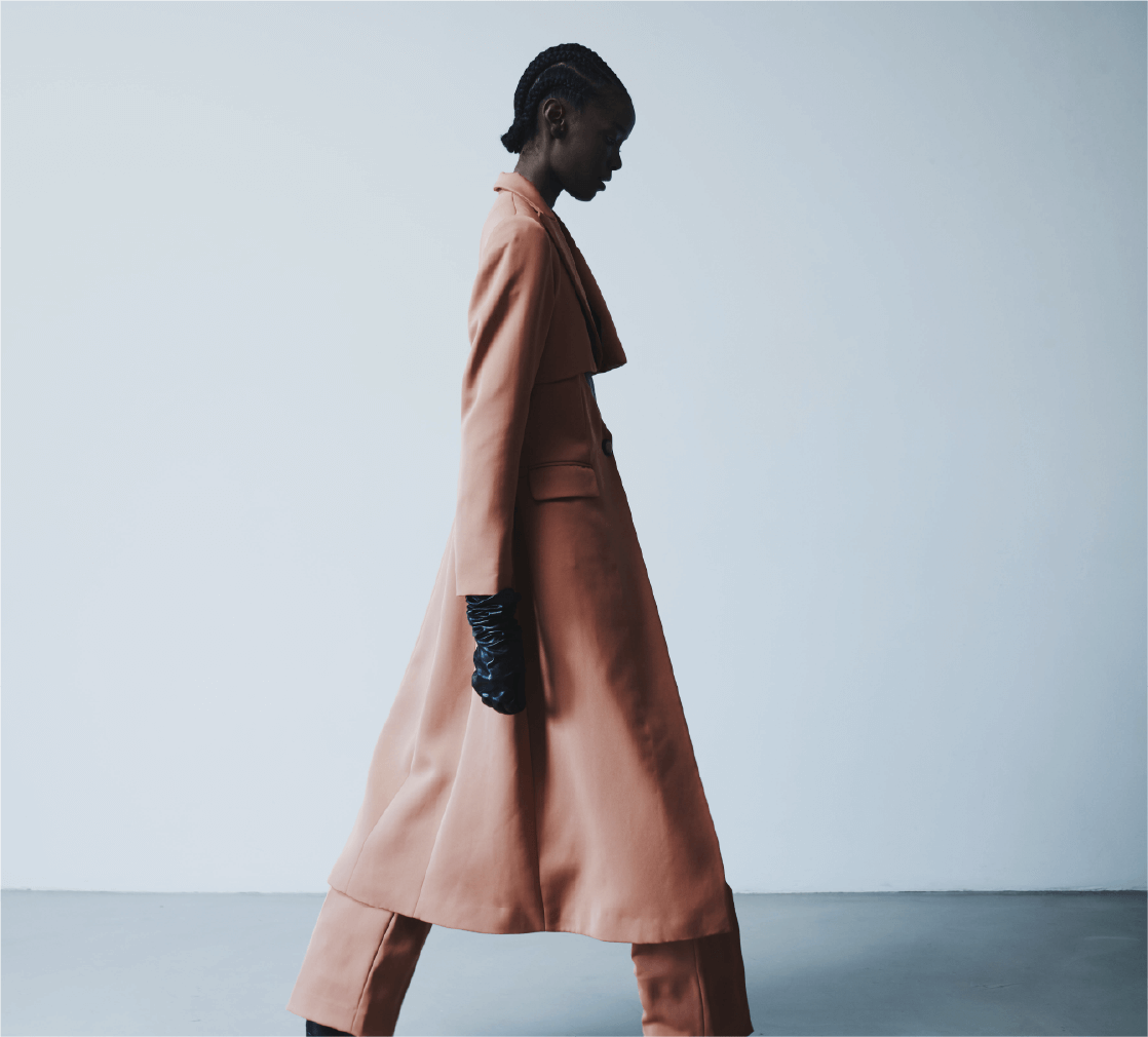 Cut-Away Structured Coat & Trouser Set 2