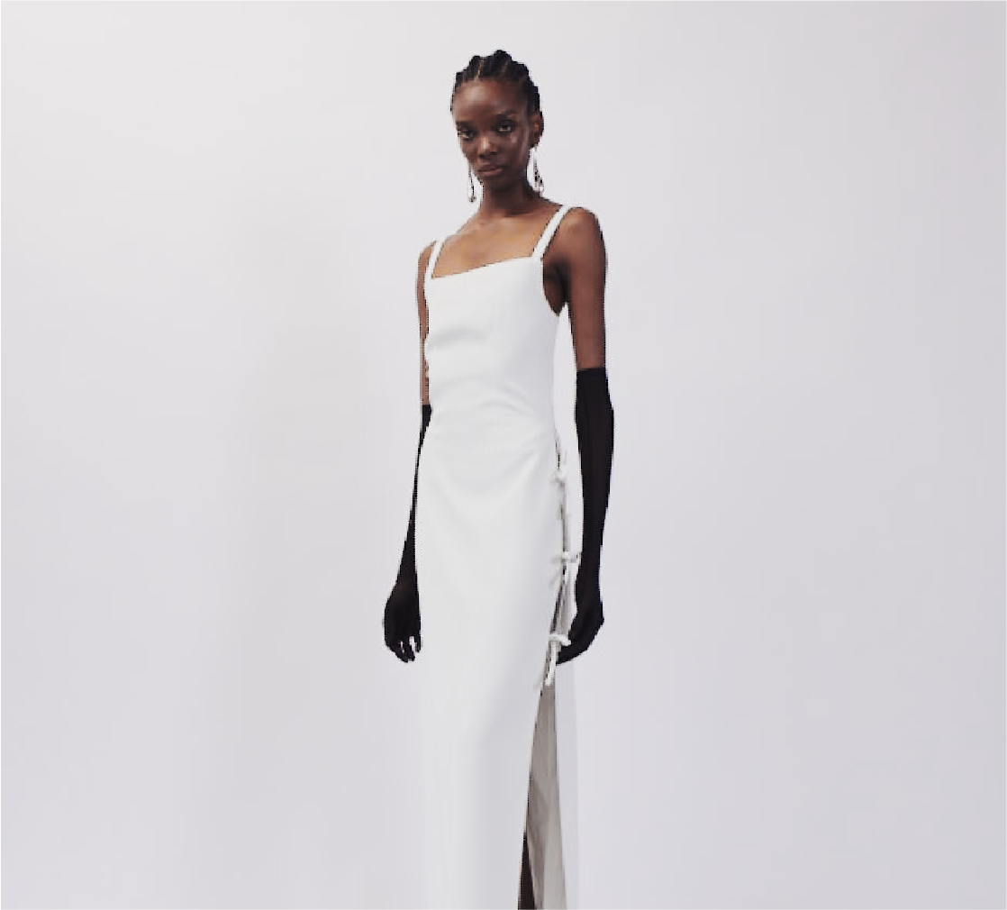 Side Tie Cutout Dress 2